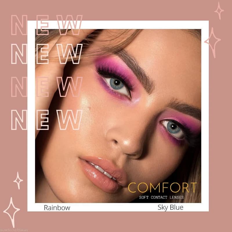 Toric Series Rainbow Skyblue Lens